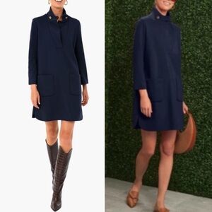 Tuckernuck Emerson Navy Blue Ponte Dress Size XXL